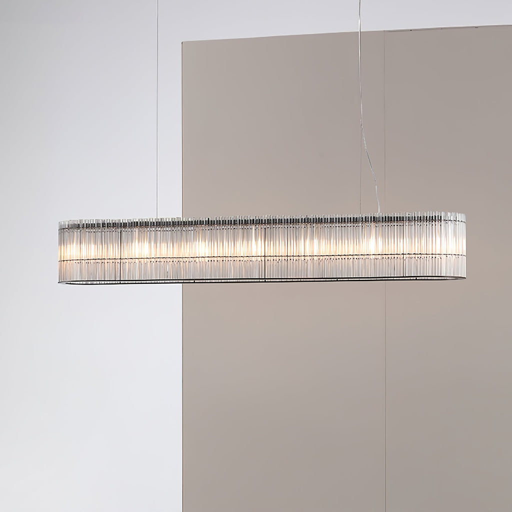 Lustre de tubo de vidro
