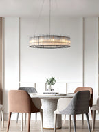 Lustre de tubo de vidro