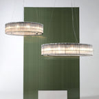 Lustre de tubo de vidro