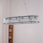 Lustre de tubo de vidro