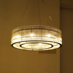 Lustre de tubo de vidro