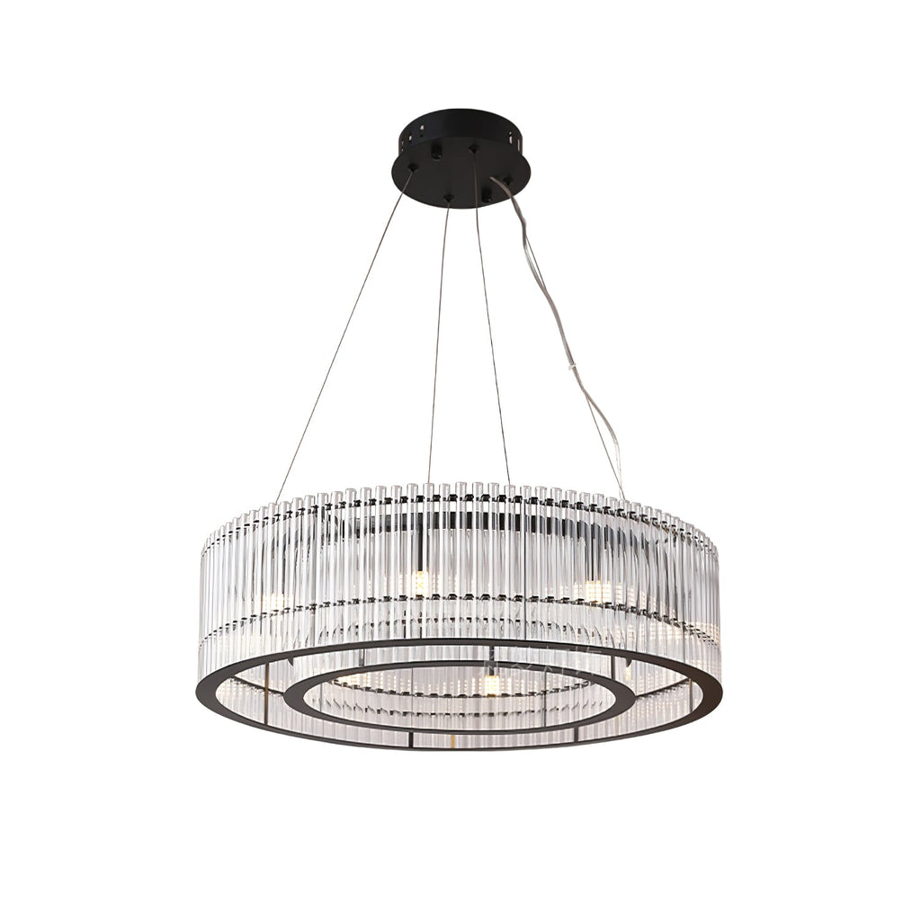 Lustre de tubo de vidro