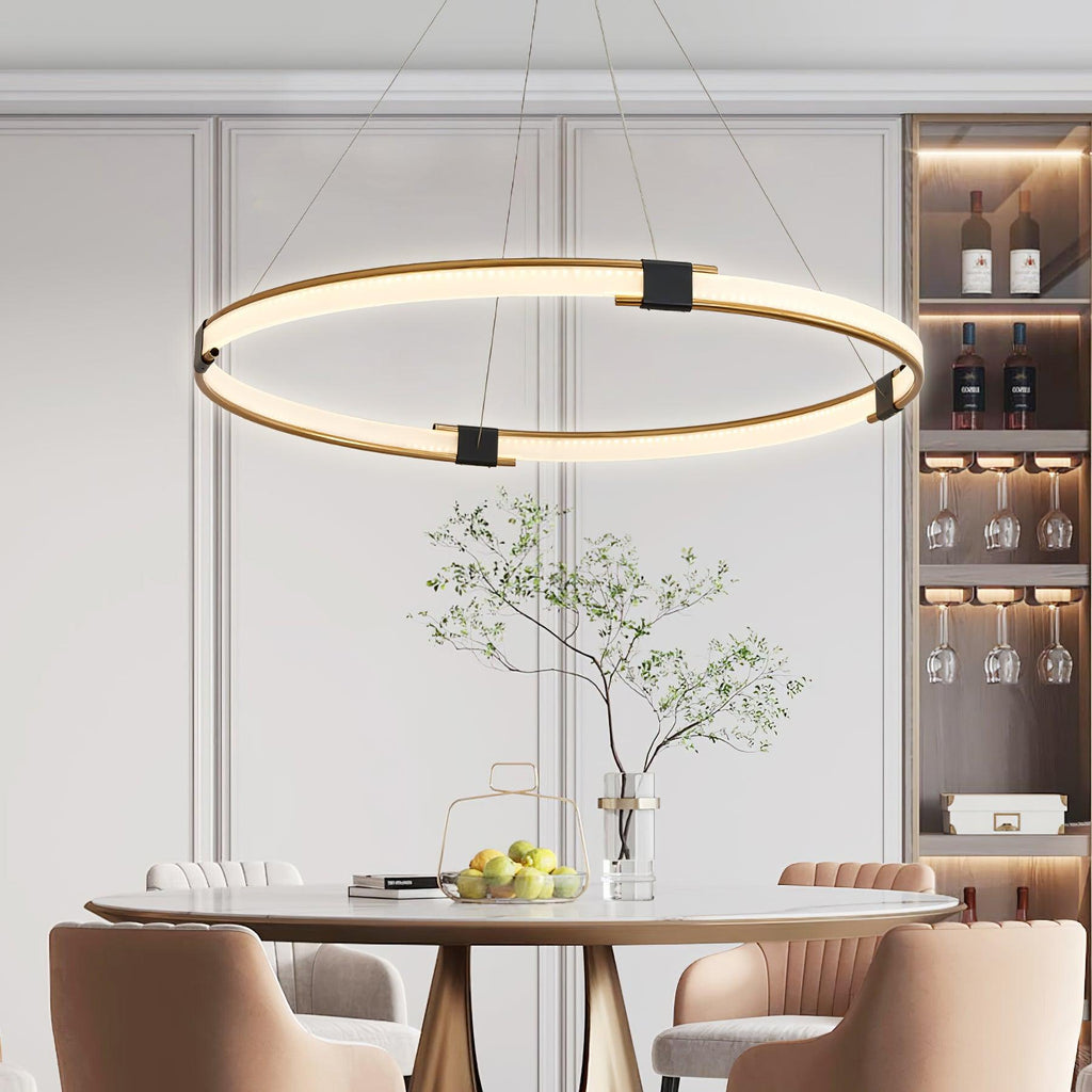 Lustre de Anel de Ouro