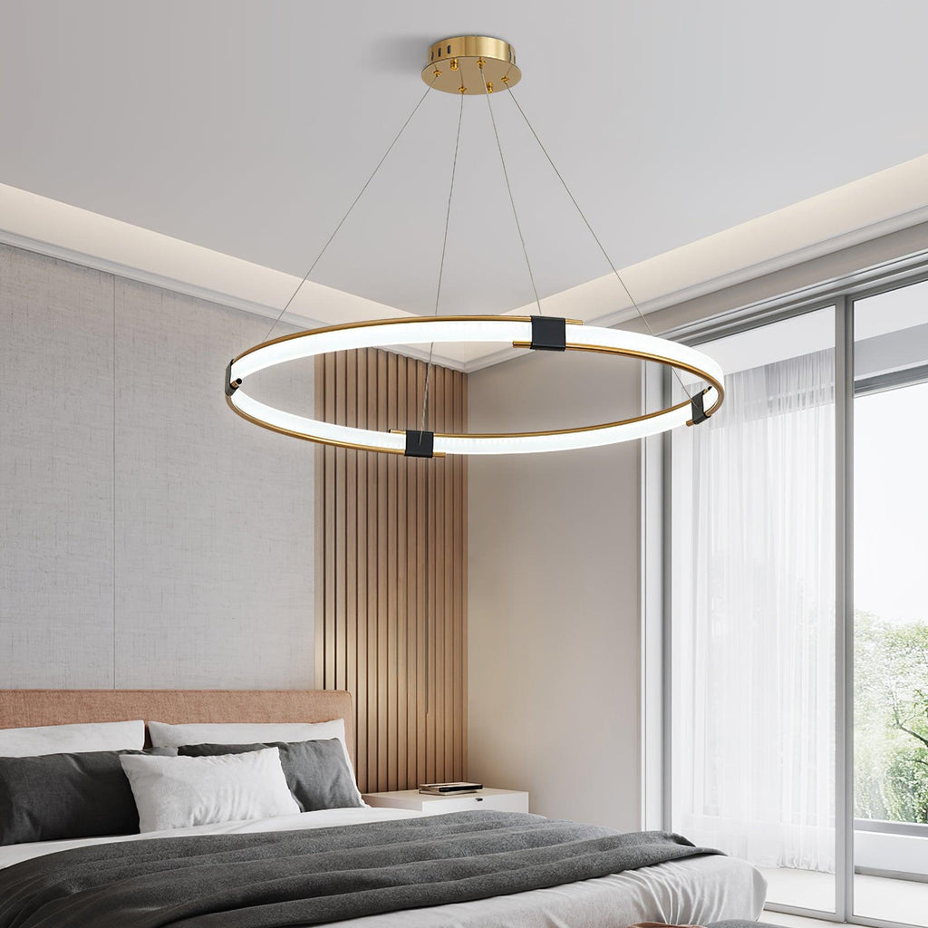 Lustre de Anel de Ouro