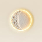 Gypsum Moon Wall Lamp
