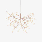 Lustre LED Firefly em ouro rosa 