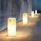 Imitation Marble Cube Outdoor Light