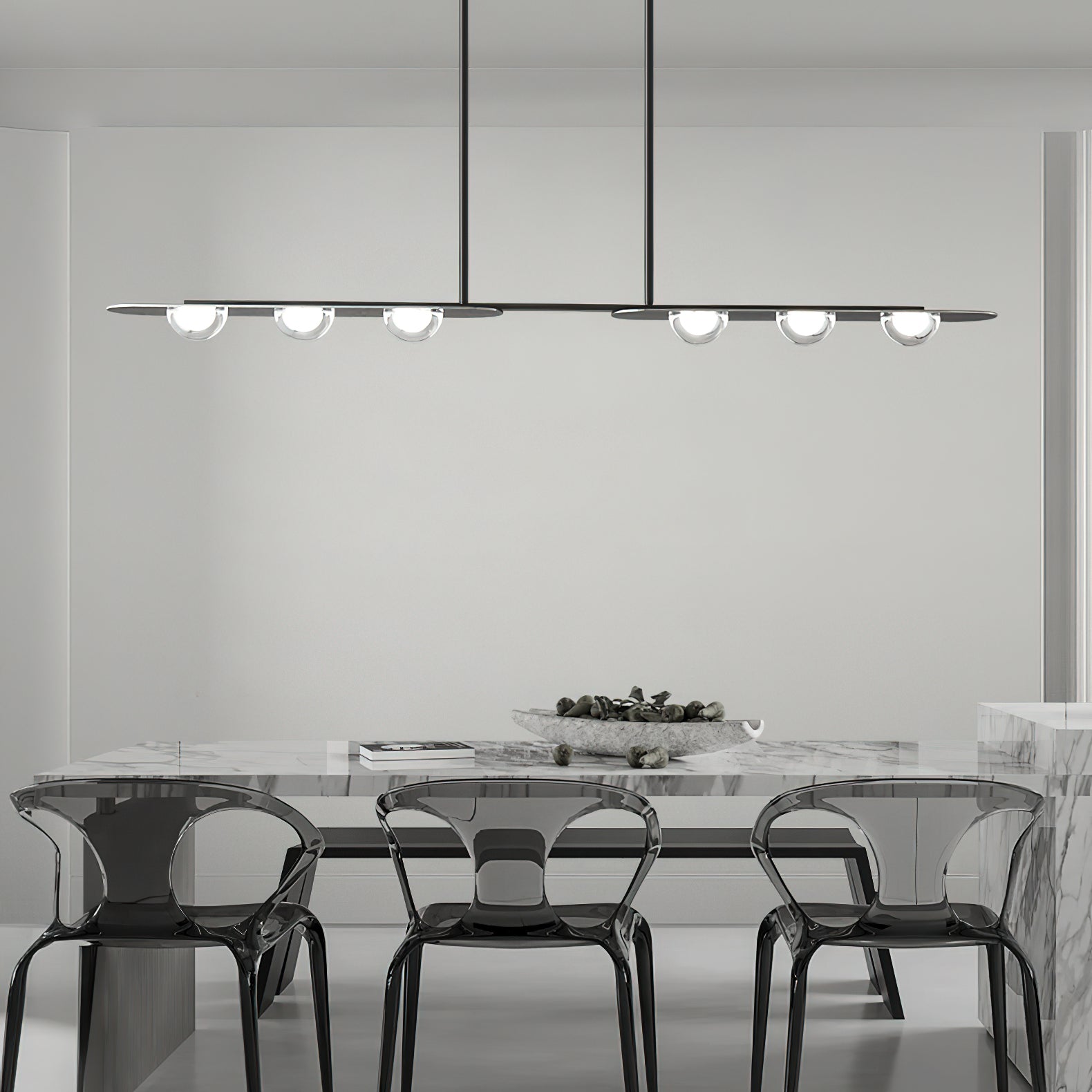 Luminária Pendente Elegância Linear 