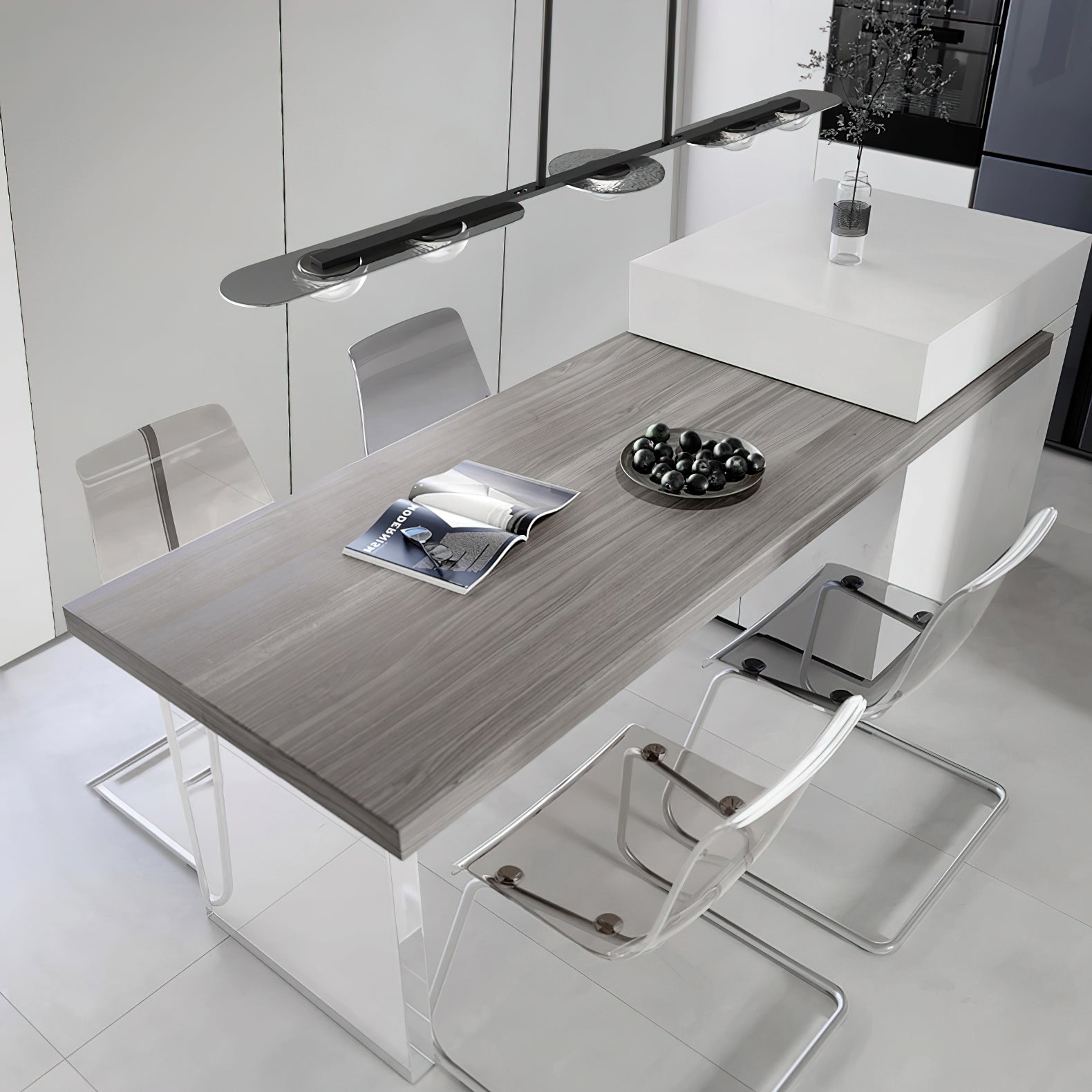 Luminária Pendente Elegância Linear 