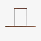 Linear Wooden Pendant Light