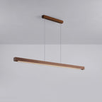 Linear Wooden Pendant Light