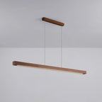 Linear Wooden Pendant Light