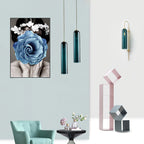 Long Tube Glass Pendant Light