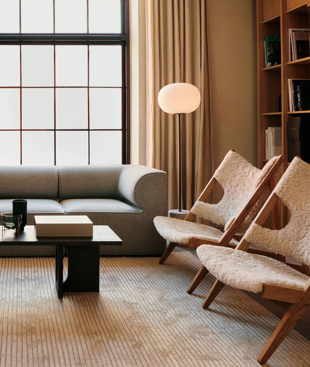 Lumina Pillar Orb Floor Lamp