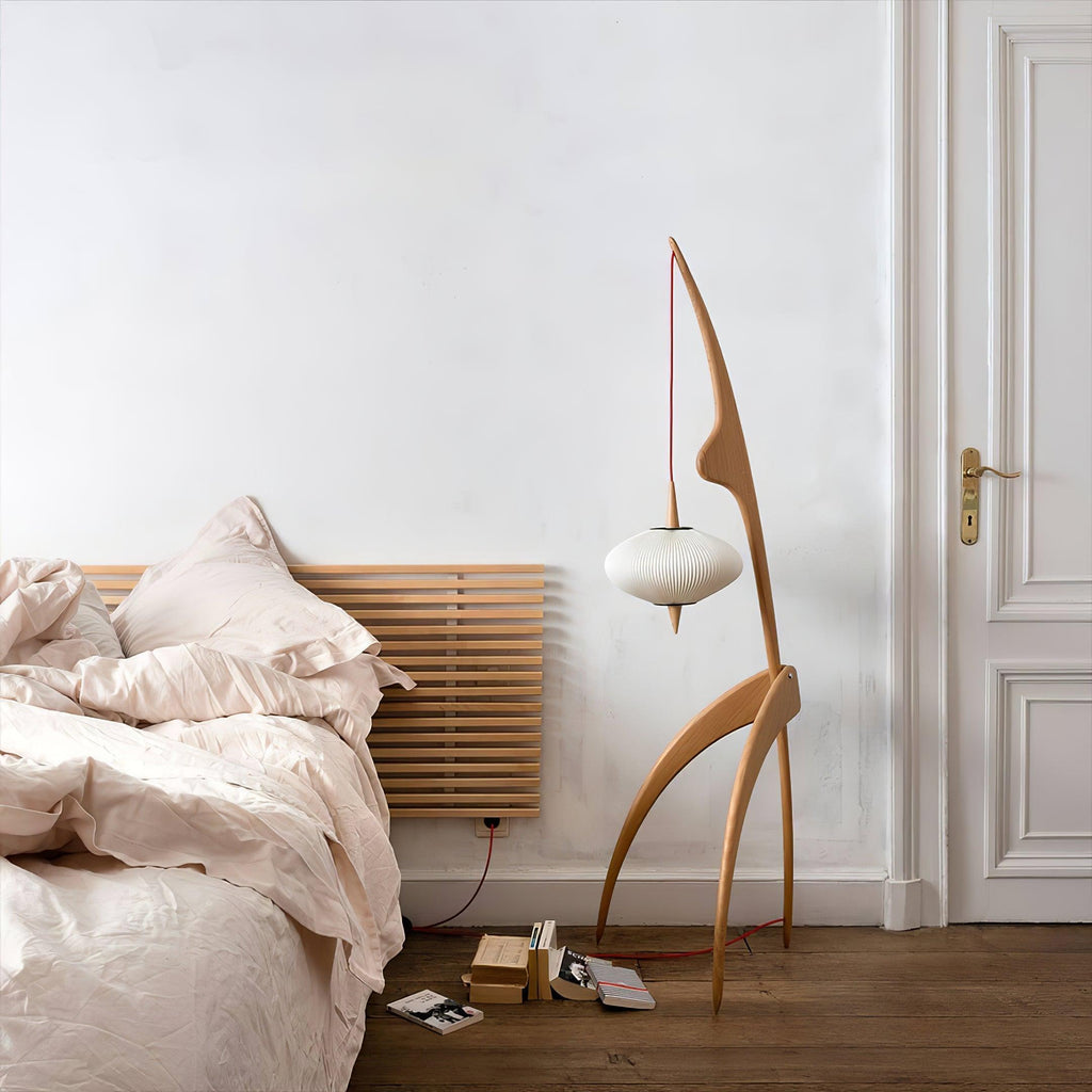 Mantis Wood Floor Lamp