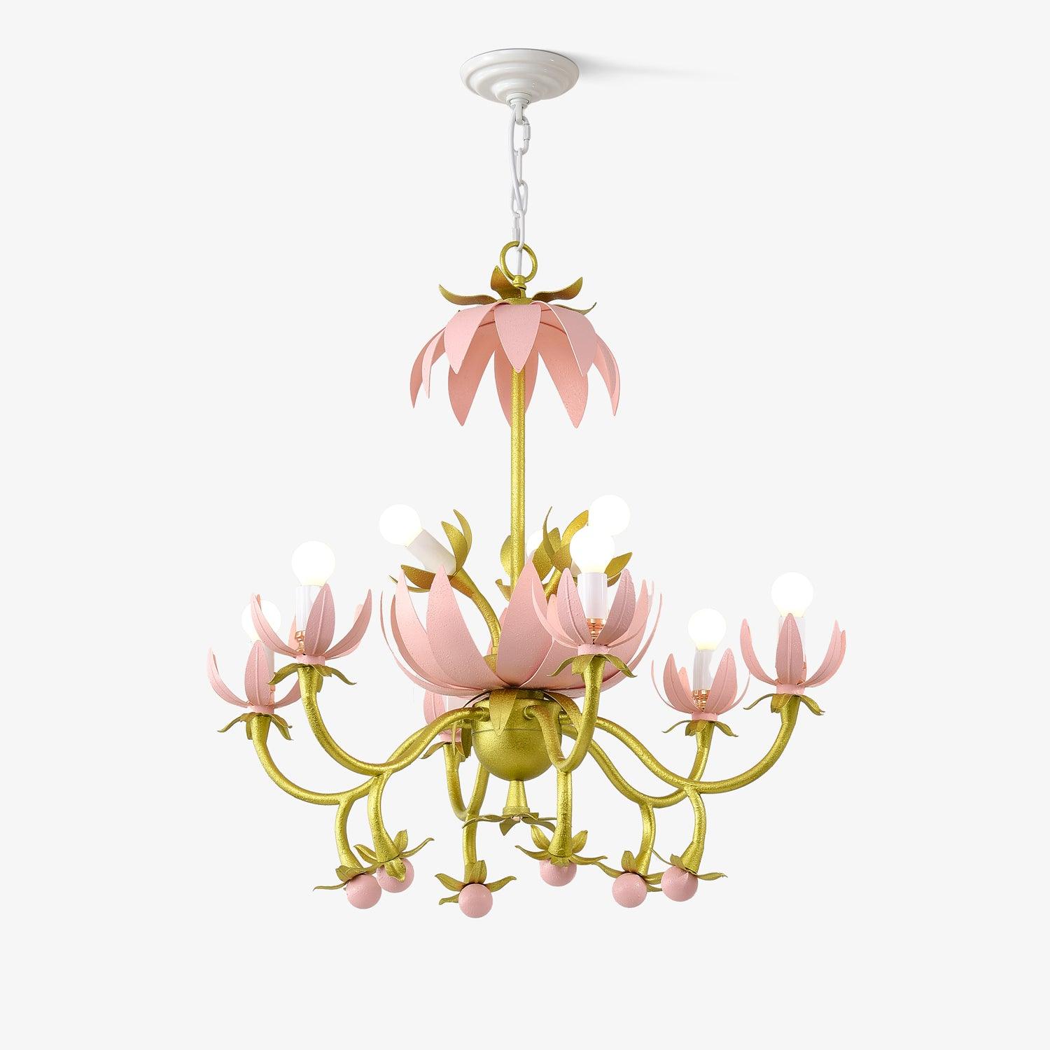 Mardi Gras Blossom Chandelier