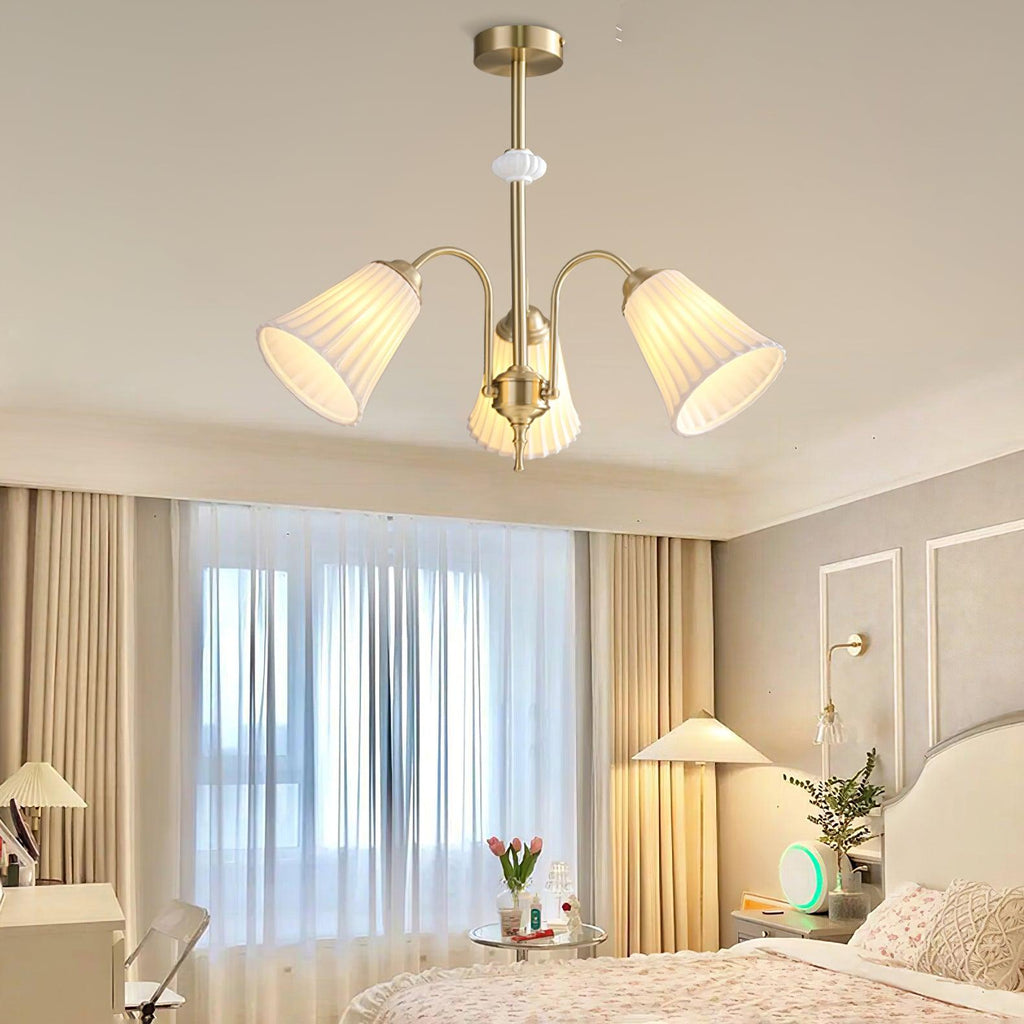 Lustre de trombeta de cerâmica medieval