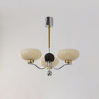 Medieval Glass Bowl Chandelier