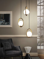 Mila Brass Pendant Swag Light