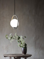 Mila Brass Pendant Swag Light