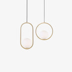 Mila Brass Pendant Swag Light