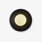 Round Glass Art Wall Lamp
