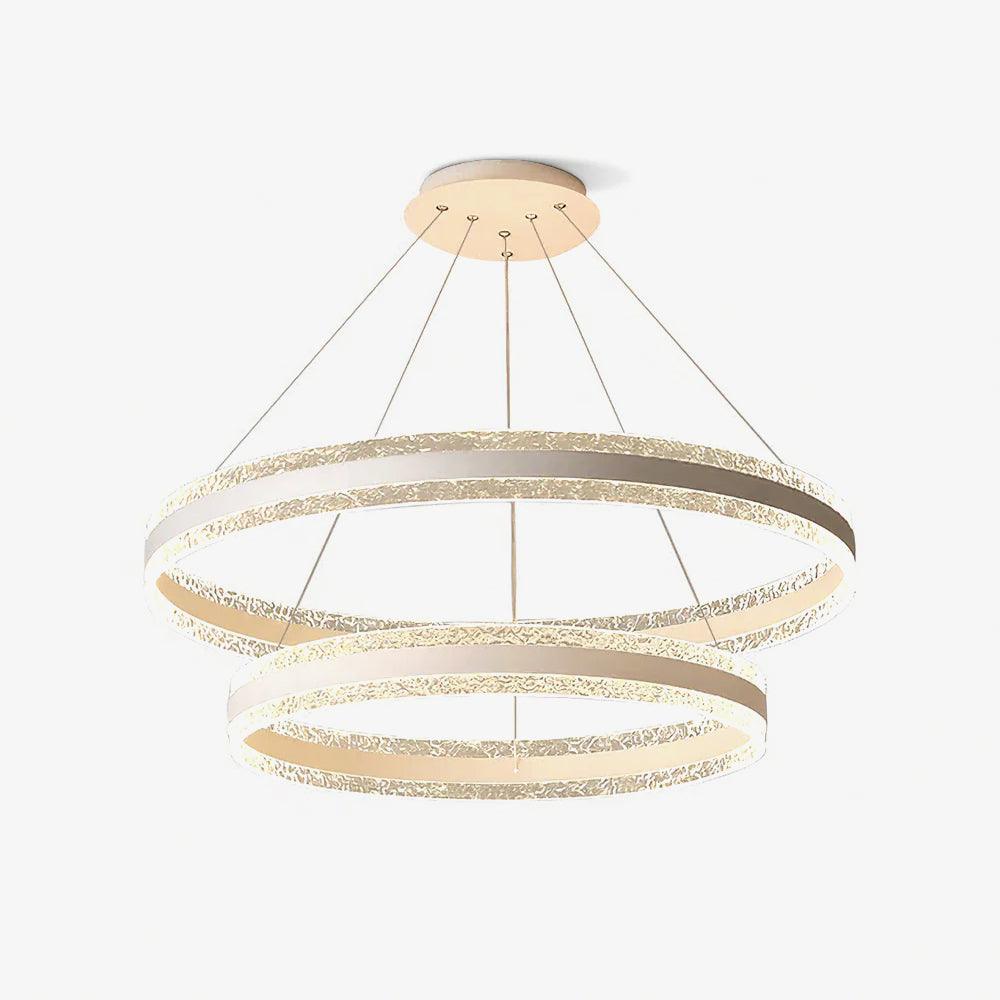 Lámpara de araña LED circular moderna
