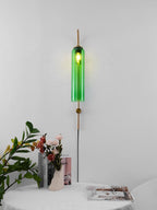 Modern Glass Plug-In Wall Lamp