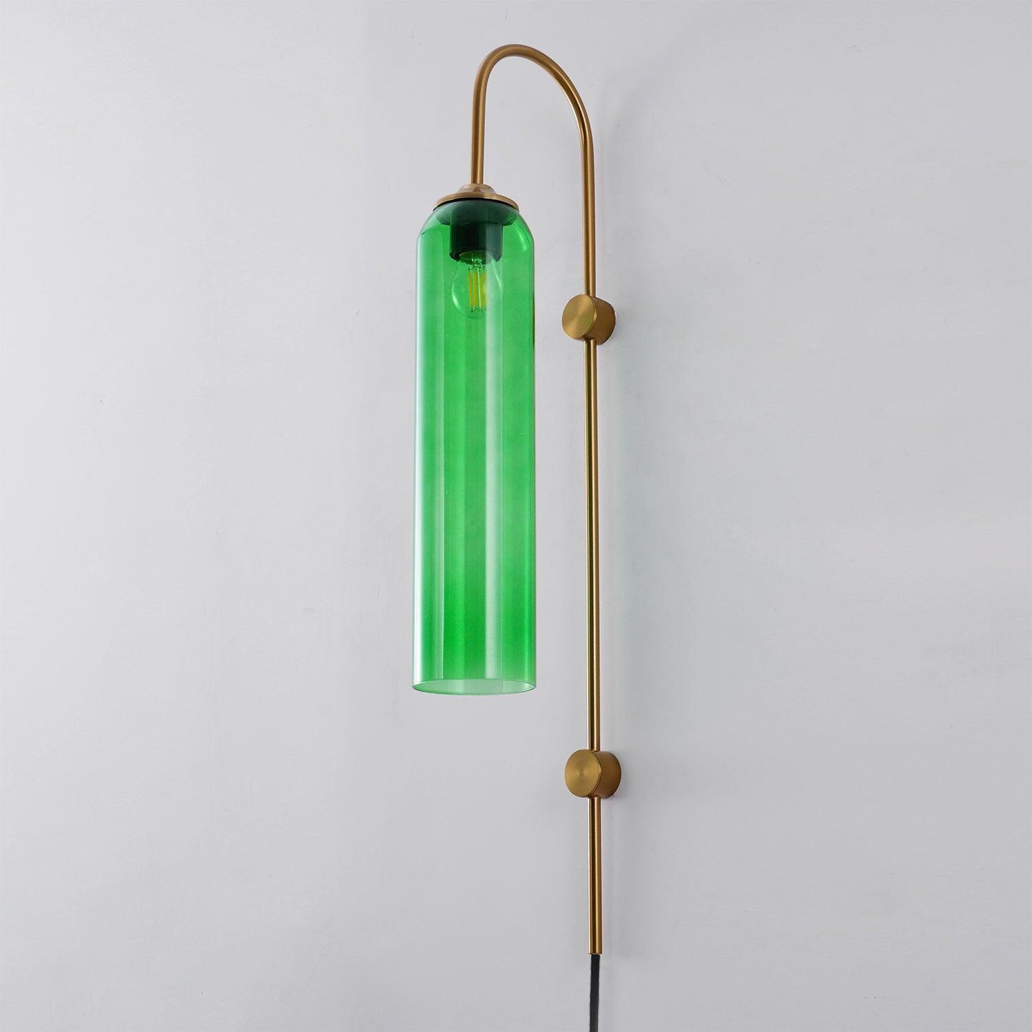 Modern Glass Plug-In Wall Lamp