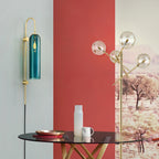 Modern Glass Plug-In Wall Lamp