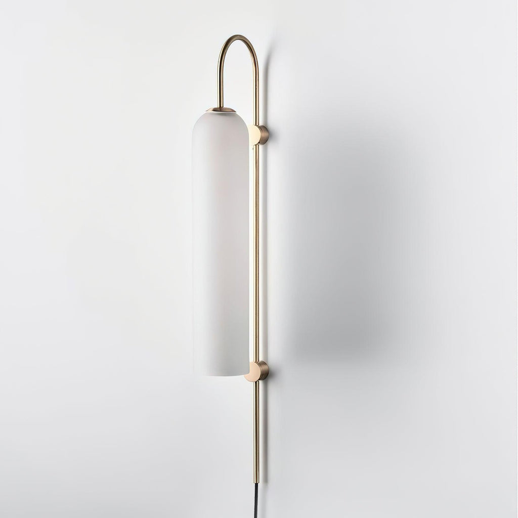 Modern Glass Plug-In Wall Lamp