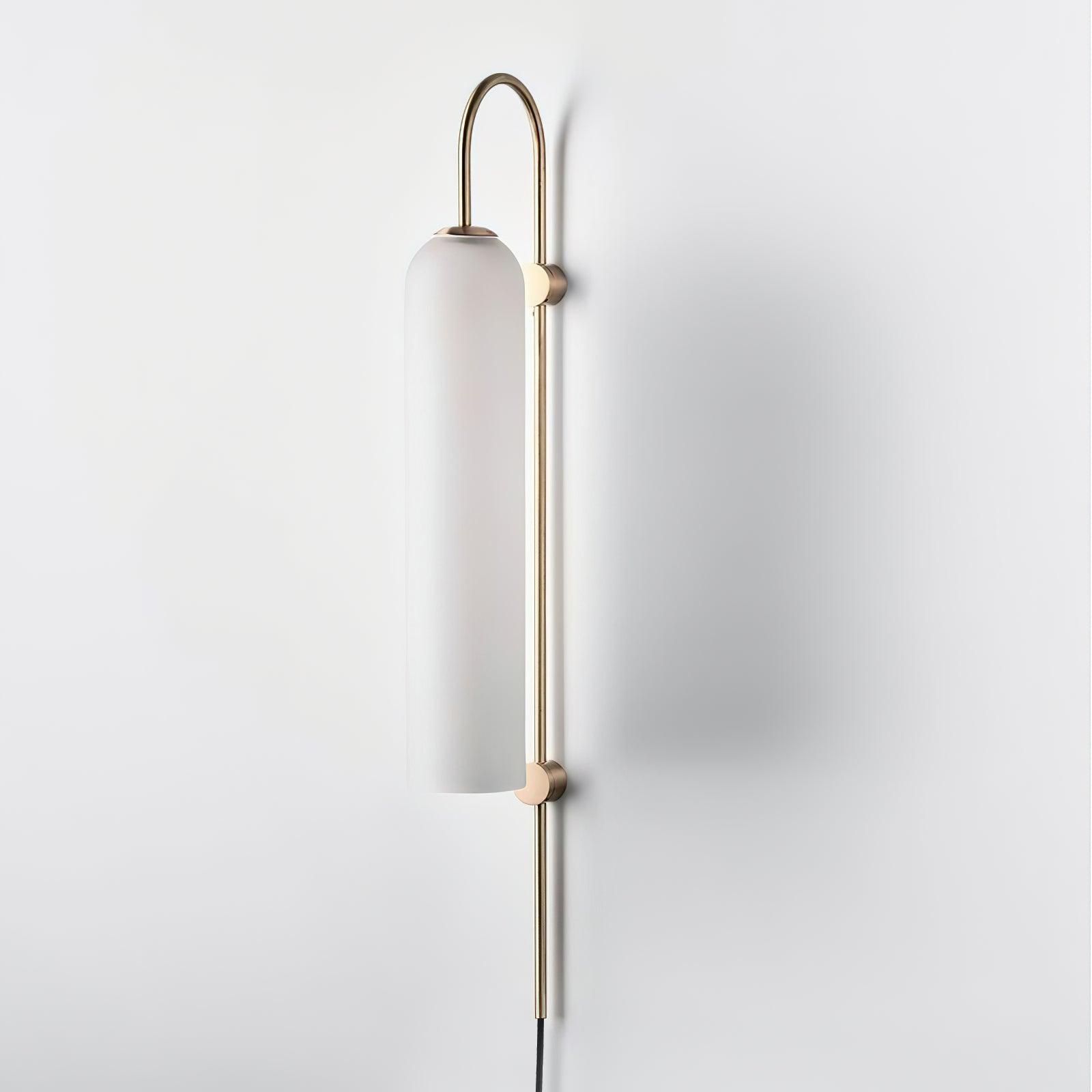 Modern Glass Plug-In Wall Lamp