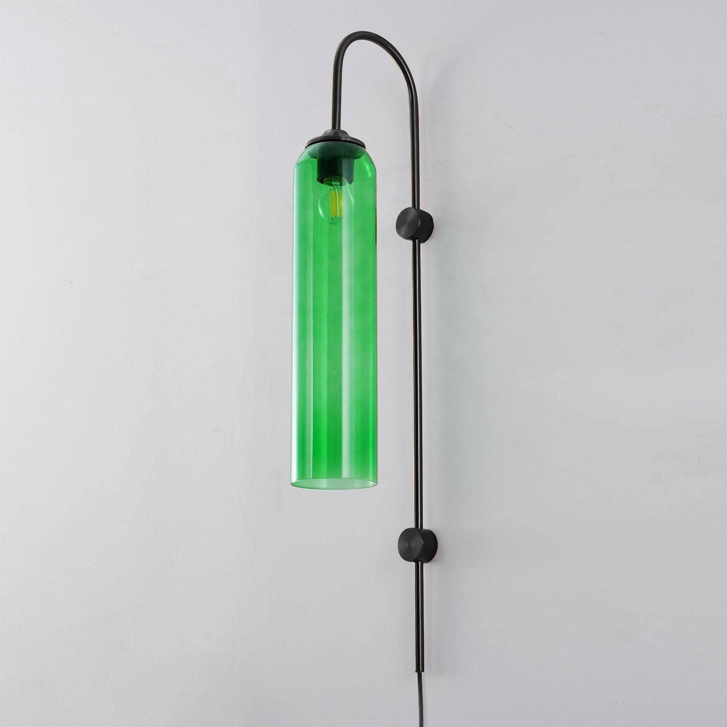 Modern Glass Plug-In Wall Lamp