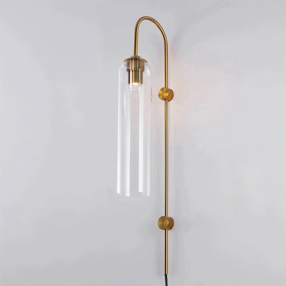 Modern Glass Plug-In Wall Lamp