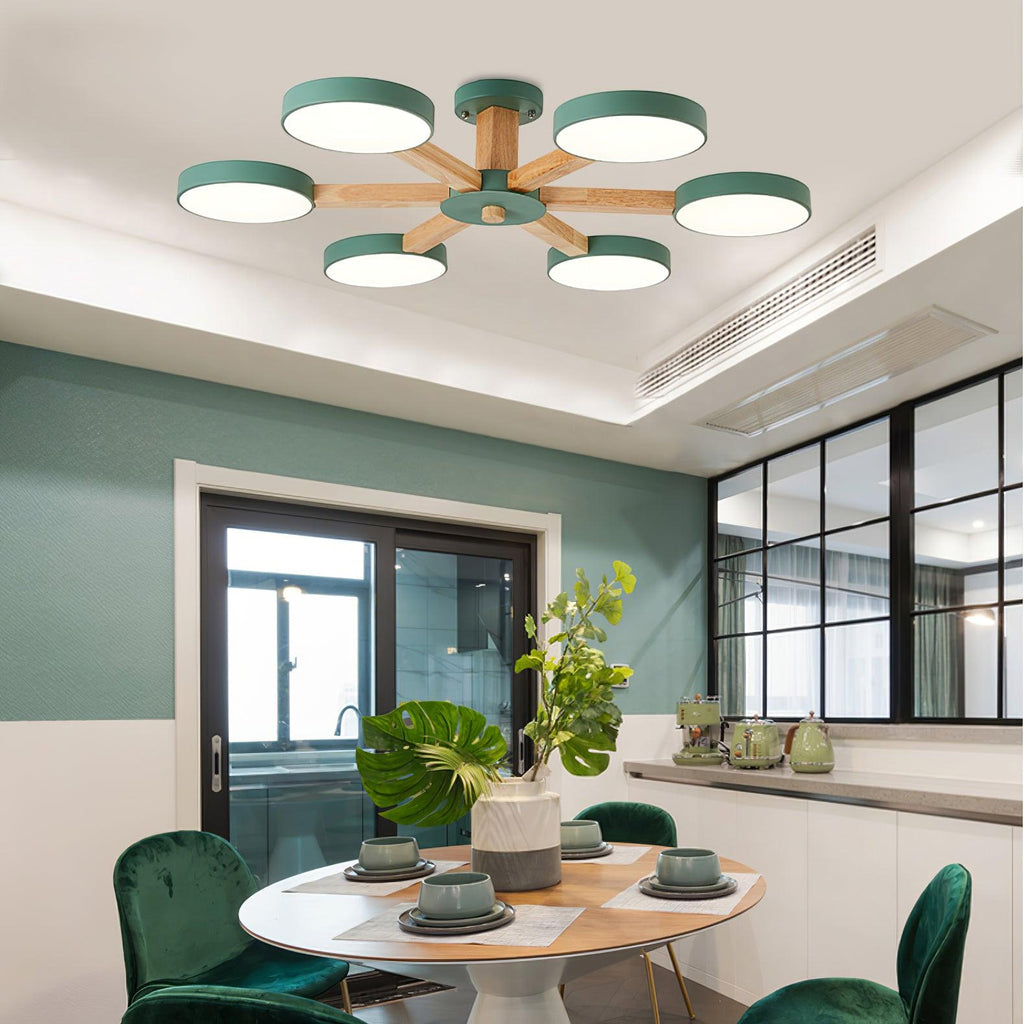 Modern Multi Stem Chandelier