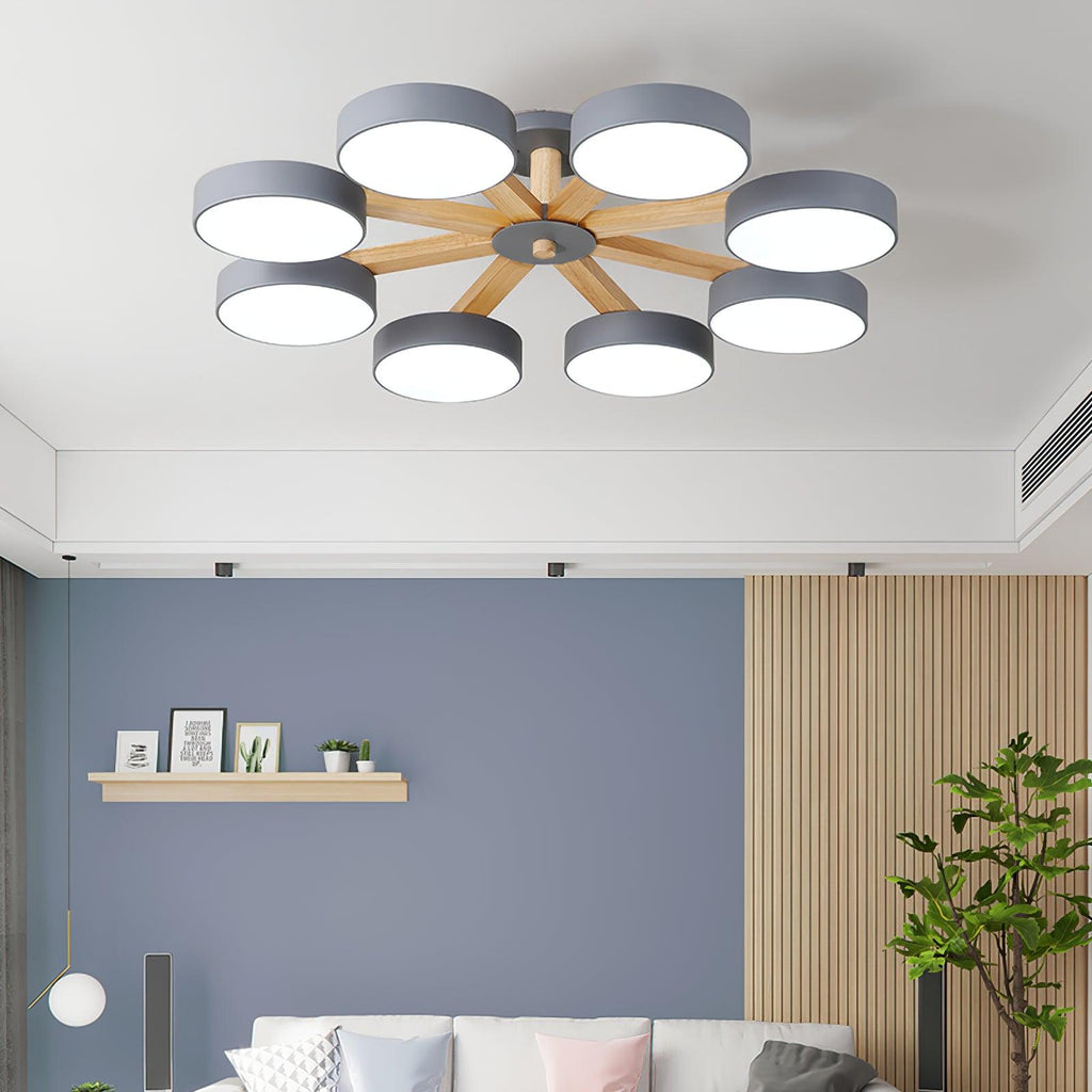 Modern Multi Stem Chandelier