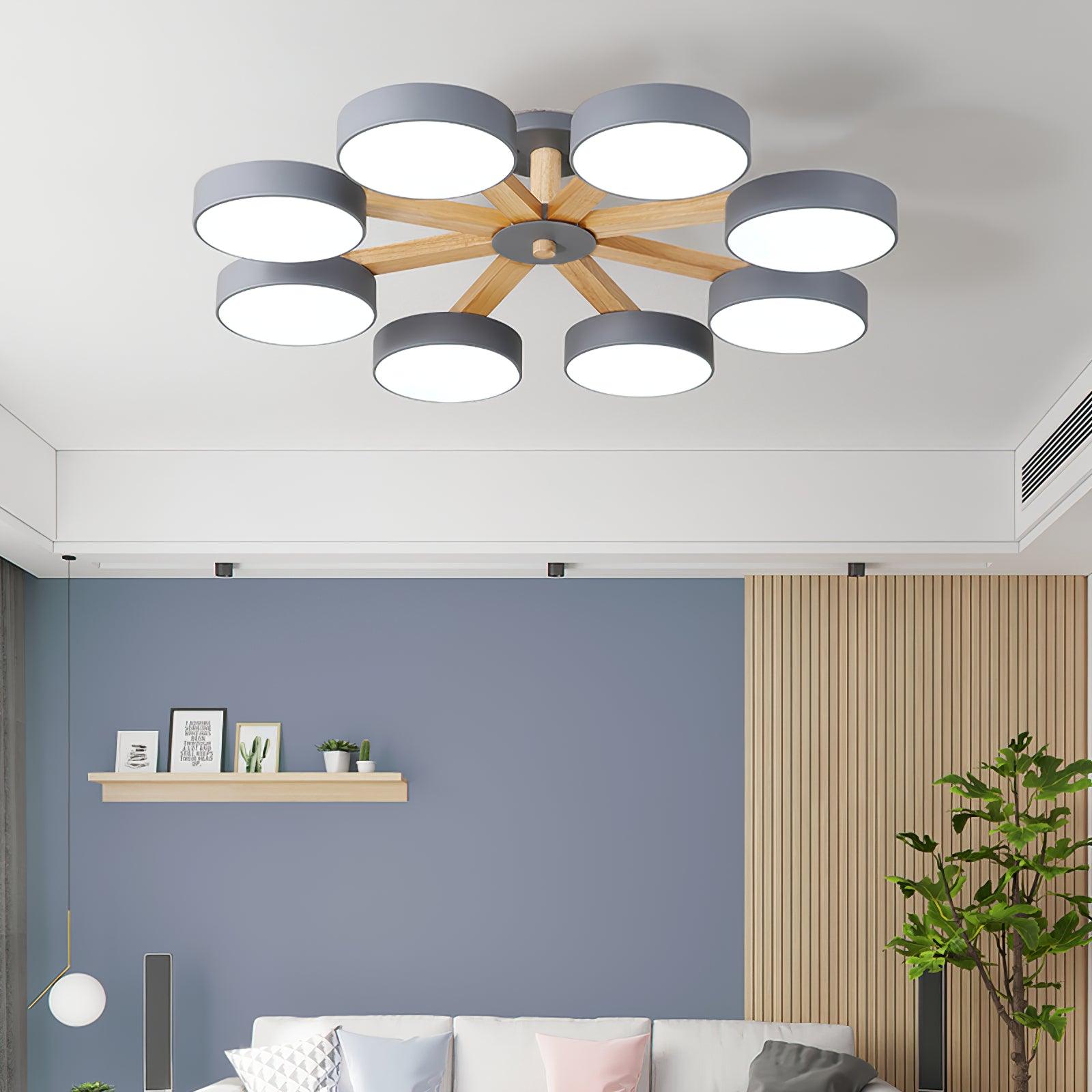 Modern Multi Stem Chandelier