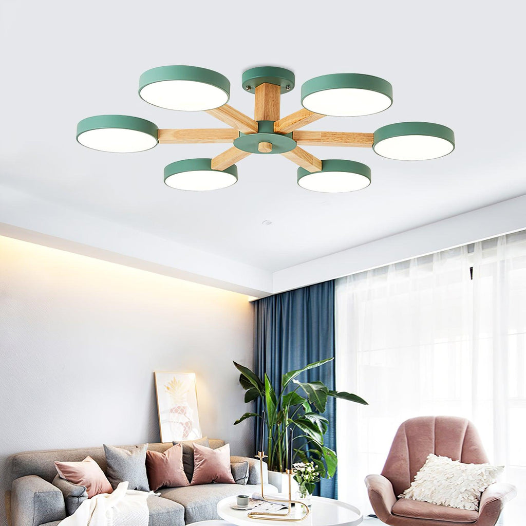 Modern Multi Stem Chandelier