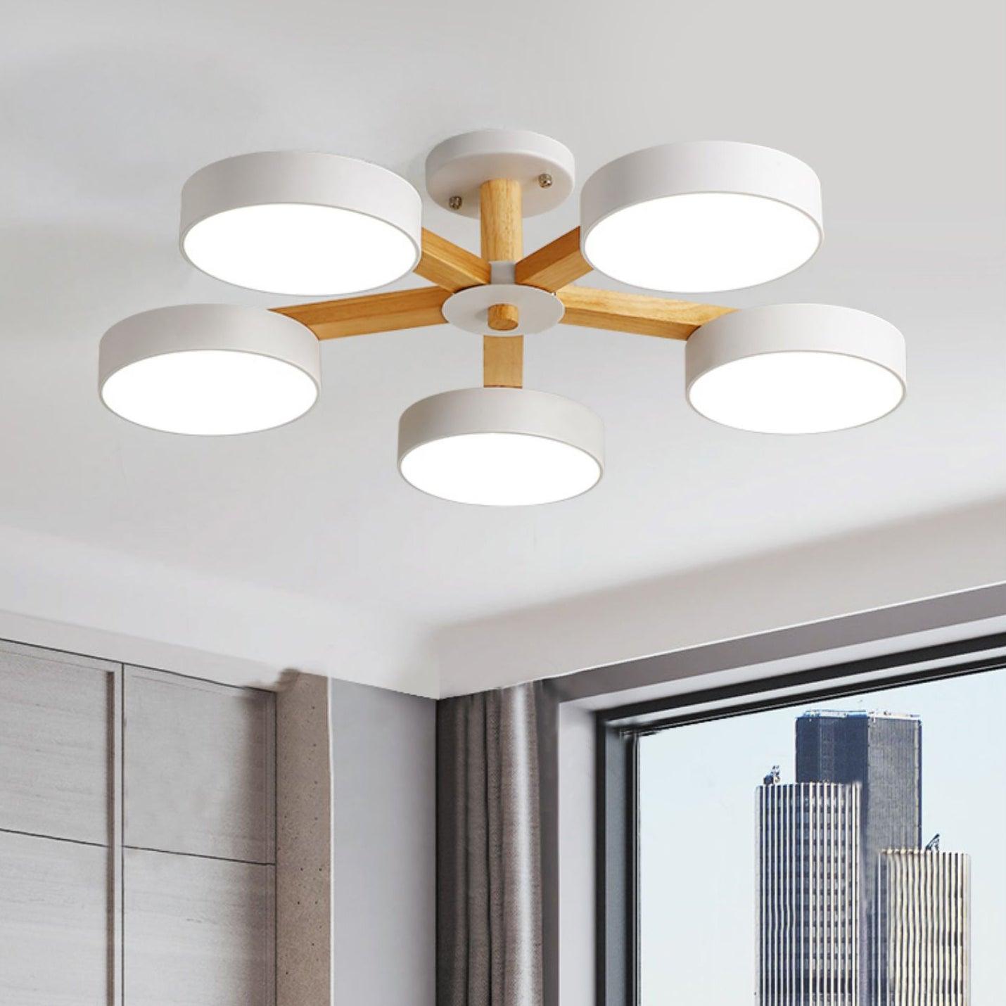 Modern Multi Stem Chandelier