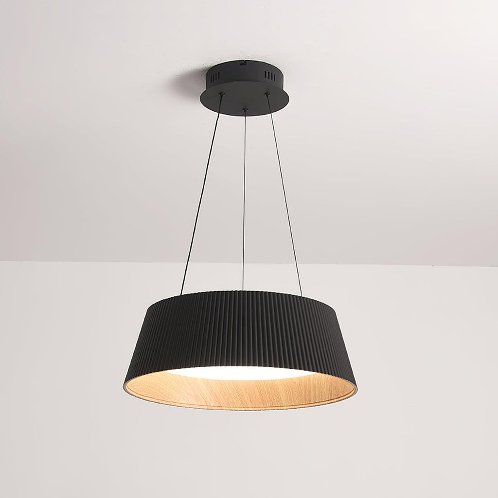 Modern Ribbed Pendant Light