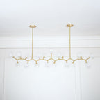 Molecular Glass Balls Chandelier