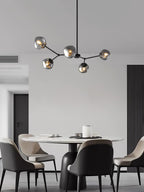 Molecular Glass Chandelier