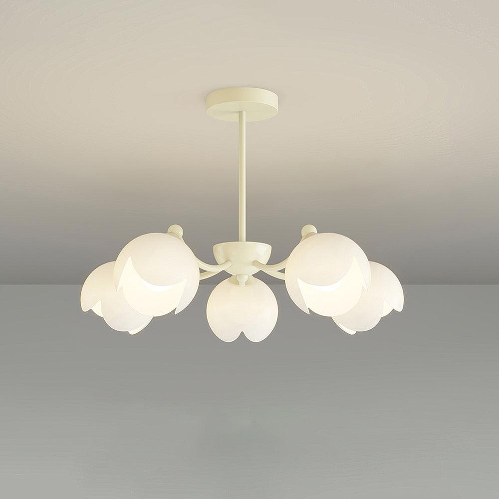 Murano Cream Chandelier