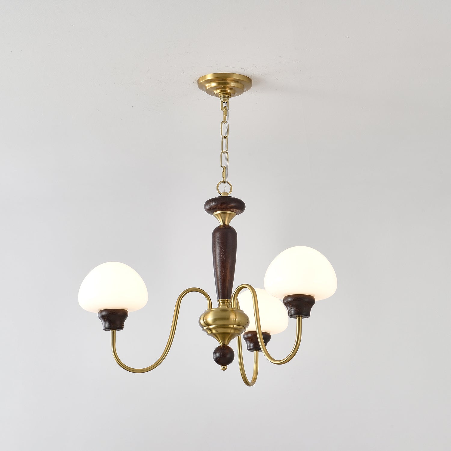 Lustre em formato de cogumelo