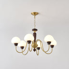 Lustre em formato de cogumelo