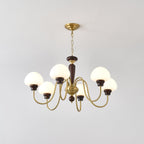 Lustre em formato de cogumelo
