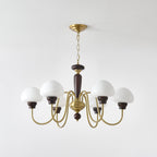 Lustre em formato de cogumelo