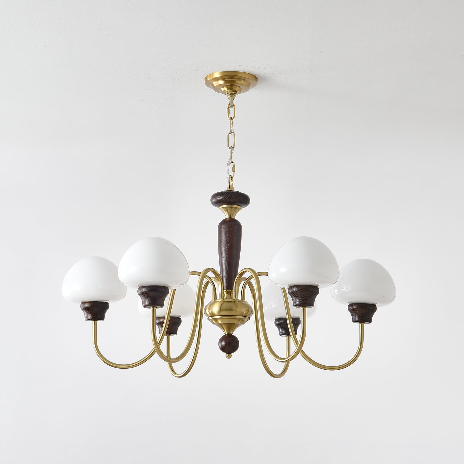 Lustre em formato de cogumelo