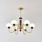 Lustre em formato de cogumelo