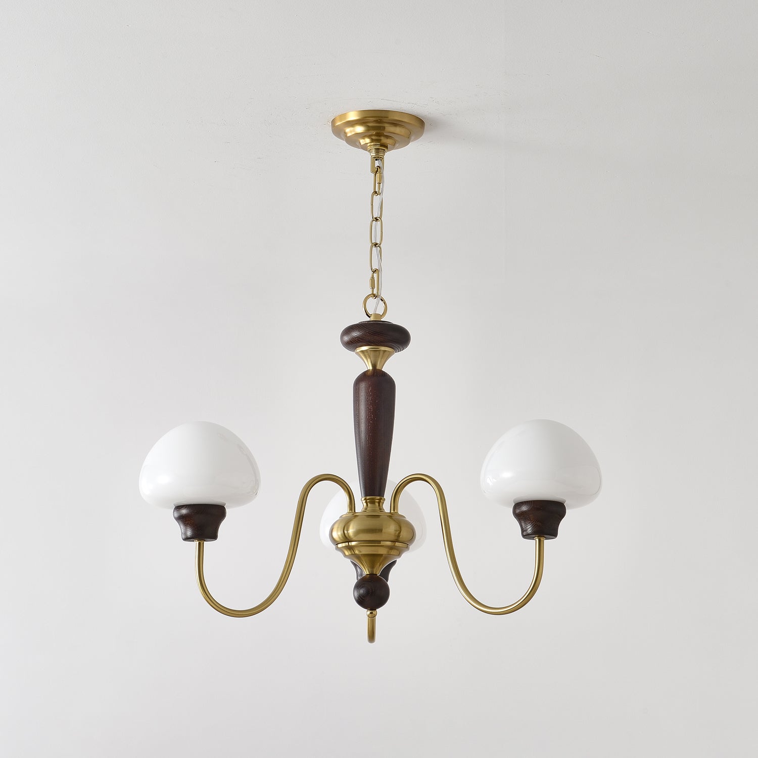 Lustre em formato de cogumelo